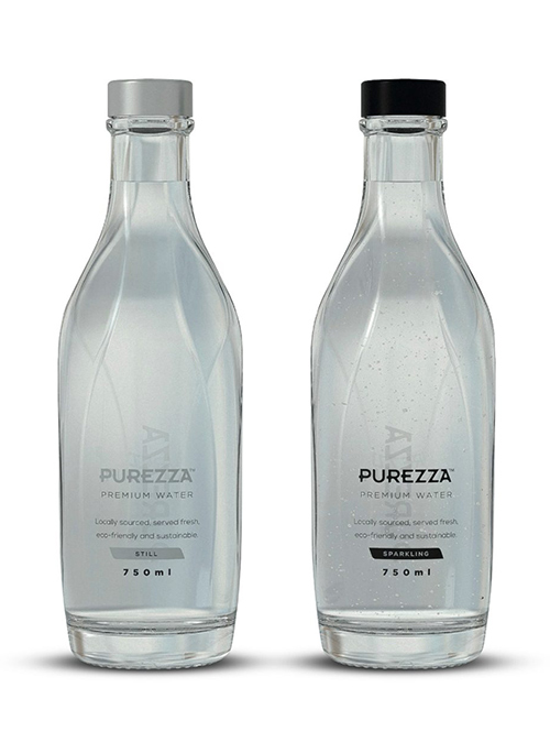 Purezza Premium Water Reusable Bottles
